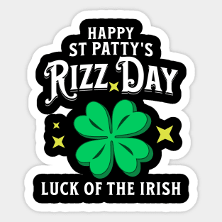 Happy St. Patty's Rizz Day Sticker